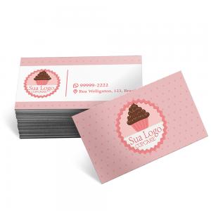 CARTÃO DE VISITA PAPEL TRIPLEX - 100 UNID Triplex 250g 90x48mm 4x4 (Colorido dois Lados) Sem Revestimento Corte Reto 